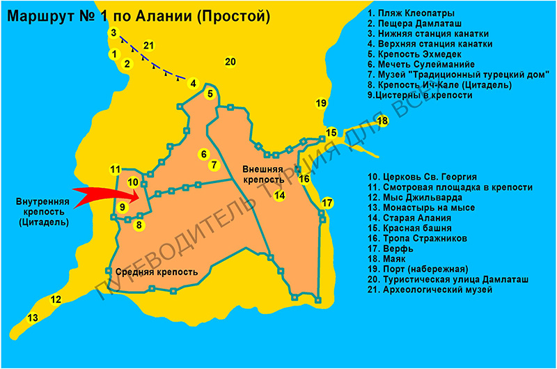 Самостоятельное путешествие в Аланию: путеводитель по достопримечательностям и советы