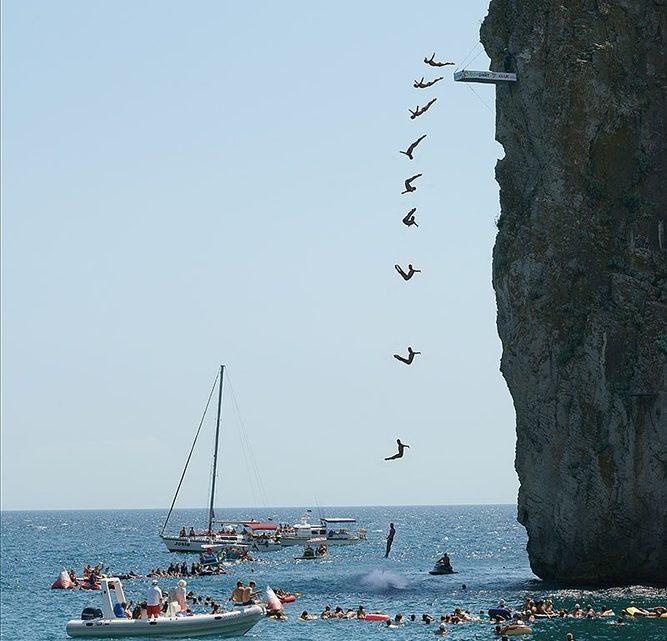 Симеиз: Клифф Дайвинг для Смельчаков